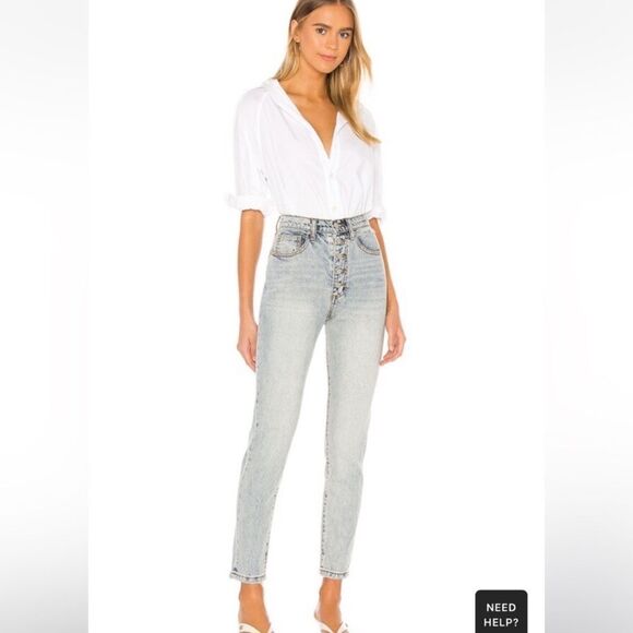 NWT WEWOREWHAT The Danielle High Rise Straight in Light Vintage- Size 29 - Picture 1 of 8